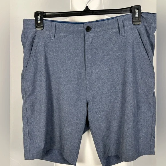 Denali Heather Navy Blue Stretch Hybrid Shorts Mens 34 D427617S - Picture 8 of 11